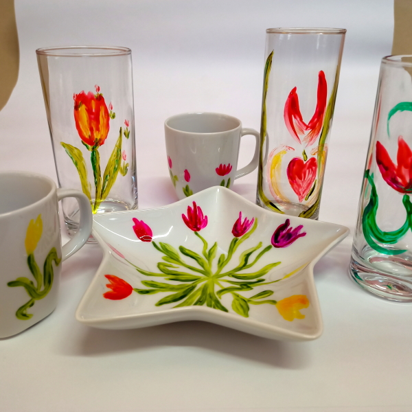 malování na porcelán a sklo malování na porcelán a sklo