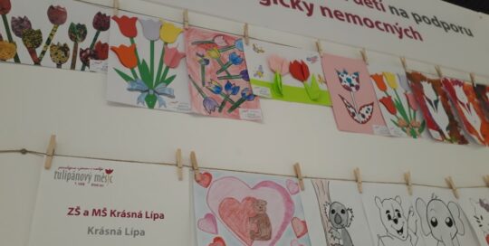 Výstava obrázků dětí na podporu onkologicky nemocných